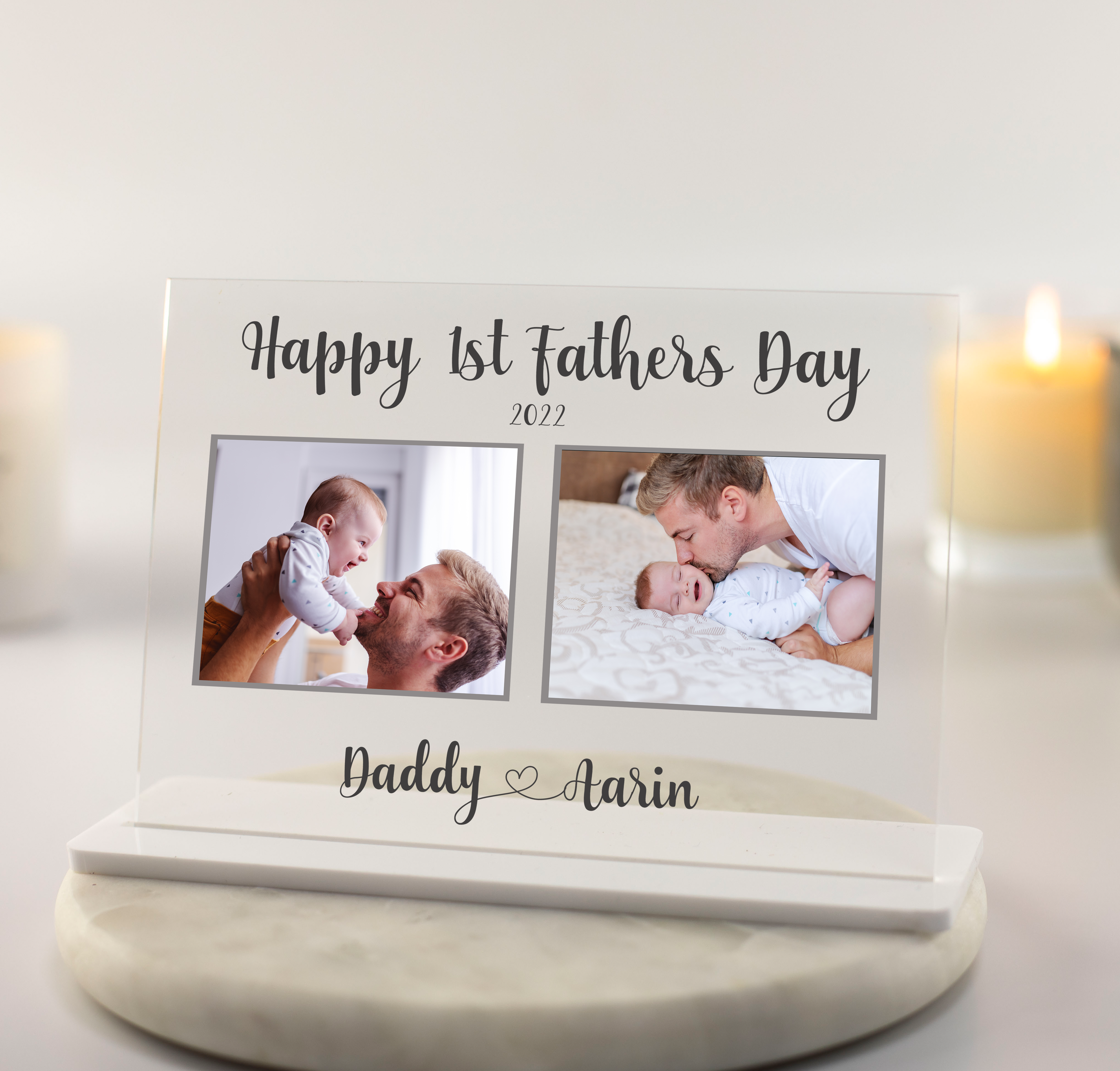 Personalised Father's Day Photo Box Gift I Dad Keepsake Box Birthday P —  Make Memento