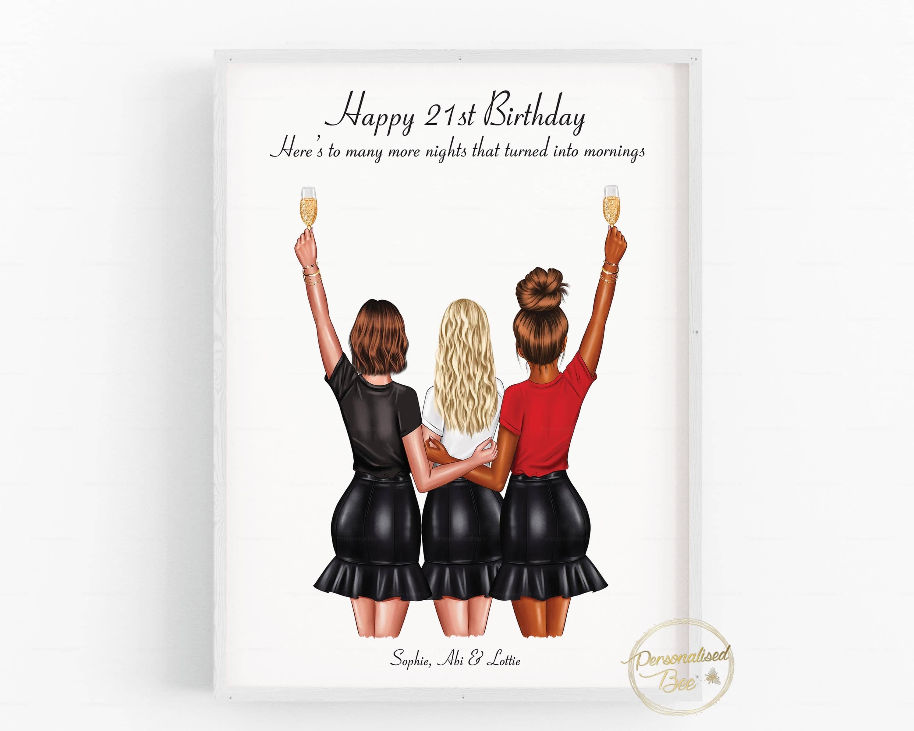 Special & Memorable 21st Birthday Personalized Party Favor Ideas – Busybee  Creates