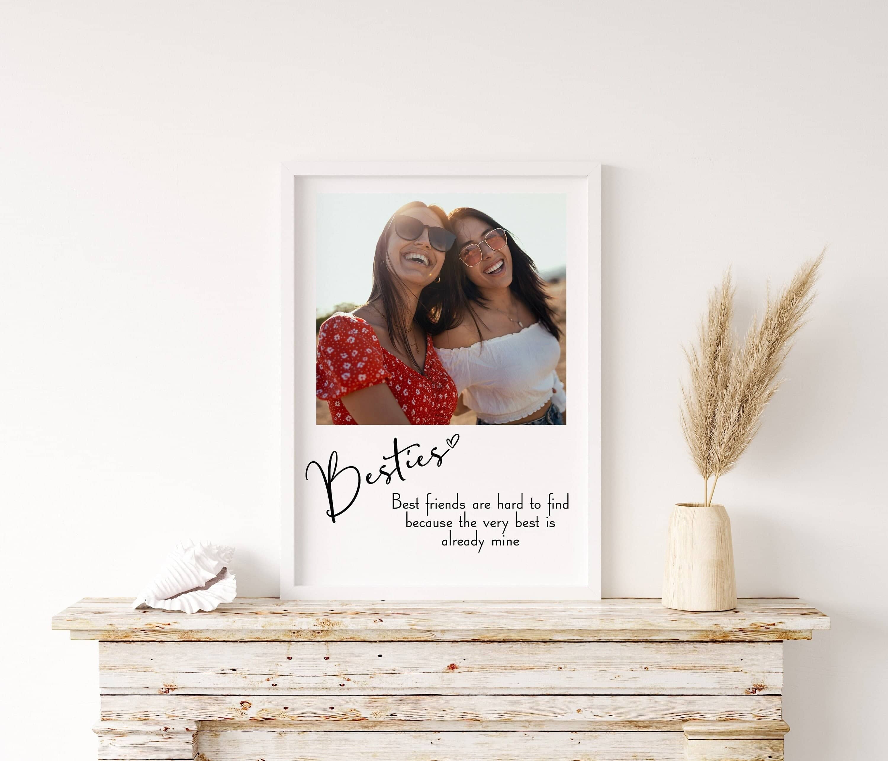 Friendship Gift, Gift for Best Friend, Best Friend Print, Personalised Gift, Birthday gift for Friend,Friendship Quote, Illustration Picture