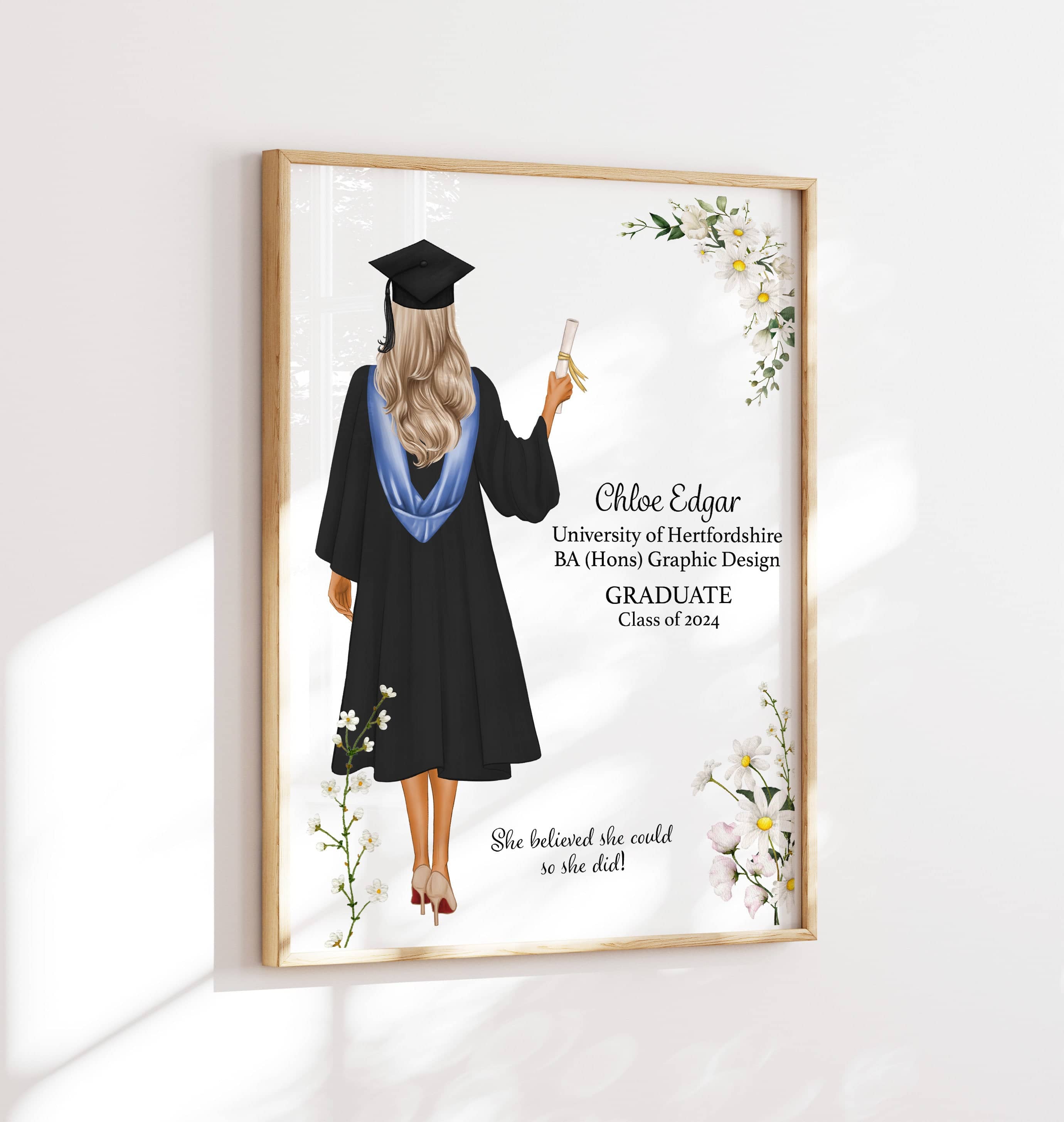 Personalised Graduation Gift, Graduation Gift for Her, Graduation Gift for Daughter, Graduation Gift for Granddaughter, Best friend, Sister