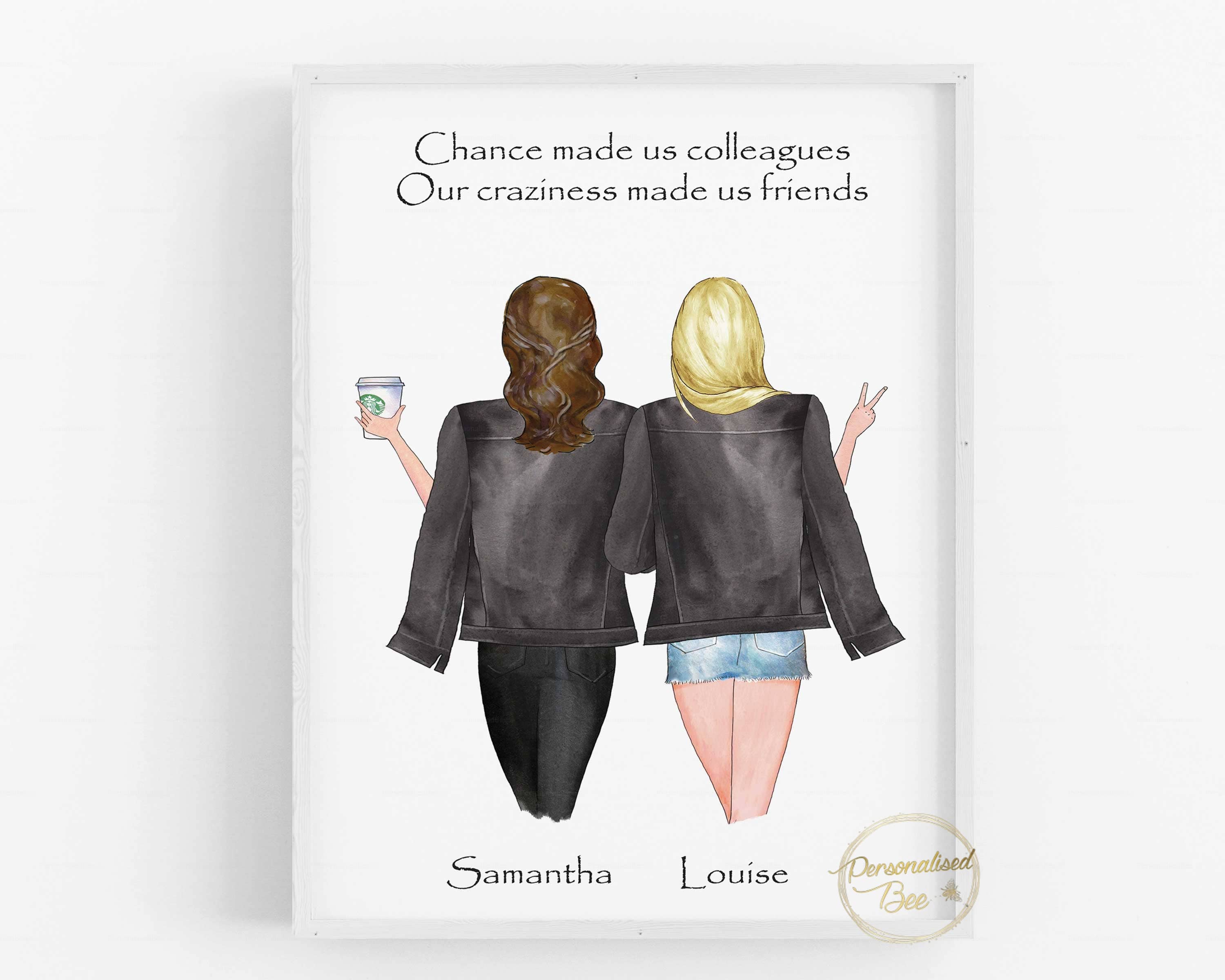 Personalised Friends TV Show Quotes ,Friendship, Friends Gift